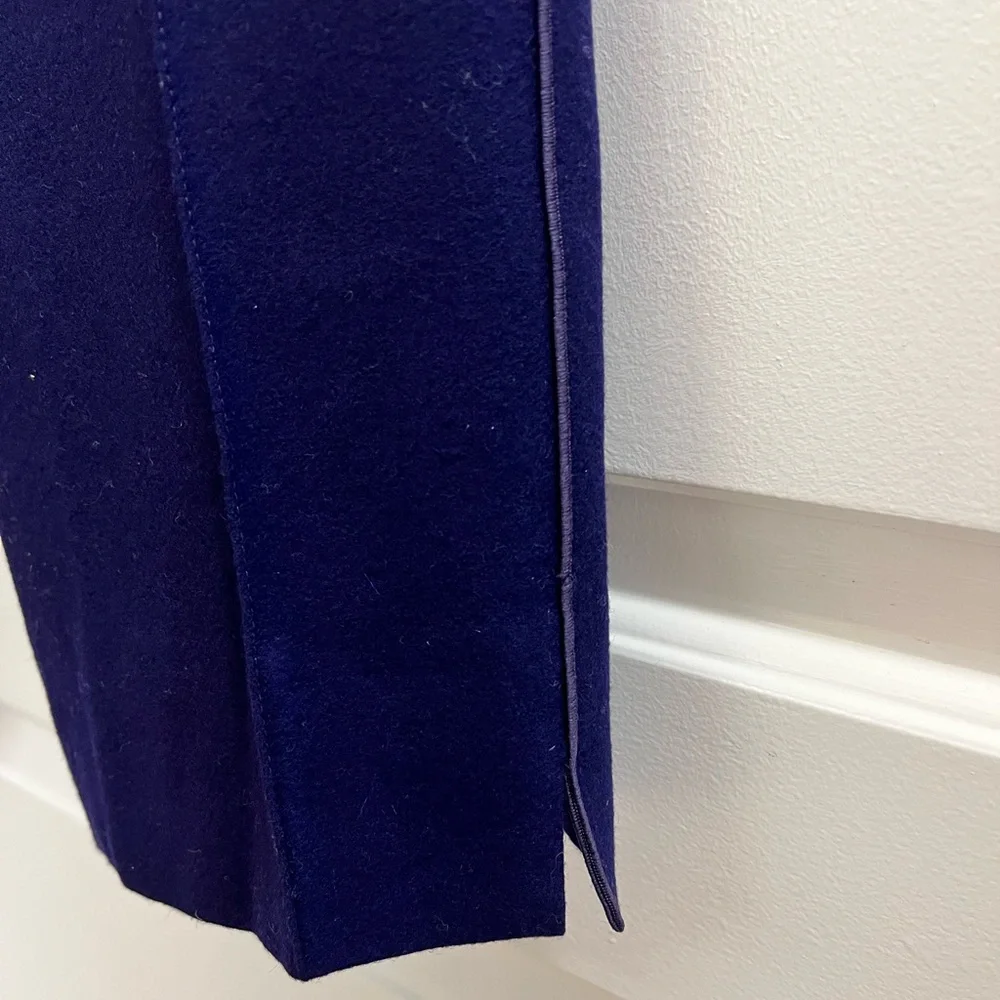 NWT Harve Benard Touser with Piping Details Wool Blend in Royal Purple
